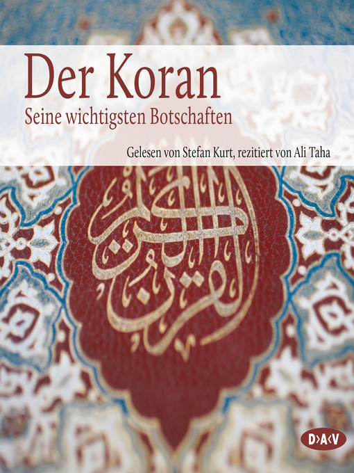 Cover image for Der Koran--Die wichtigsten Suren (Lesung)